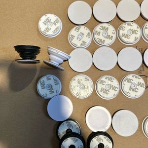 25 count 3M blank round phone holder blanks for crafting